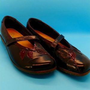 Naot Women's Shoes Nau Mai Espresso Crinkled Wine sz9/40